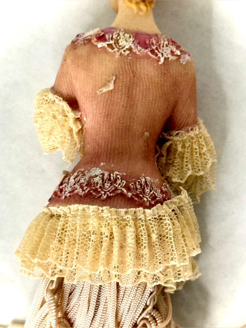 Porcelain Victorian Lady Christmas Ornaments ( Set Of 5) - Picture 13 of 16